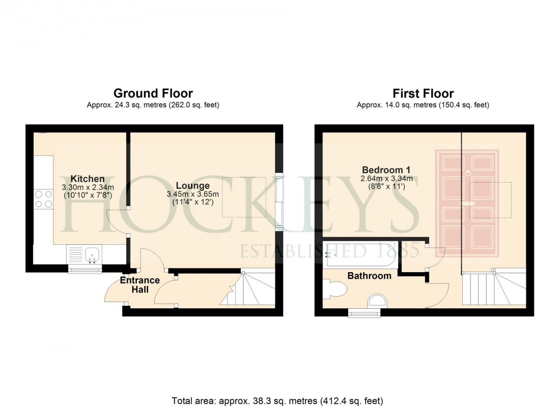 Floorplan for St. Georges Way, Impington, CB24