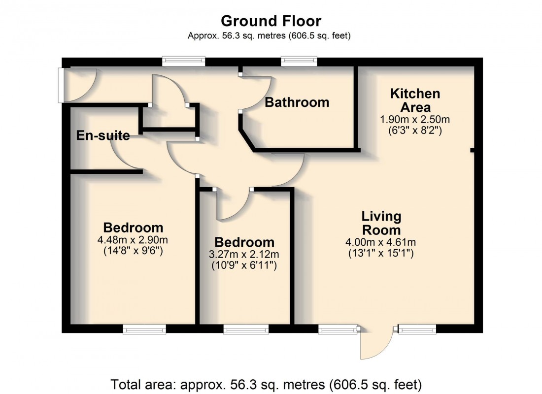 Floorplan for Woodhead Drive, Cambridge, CB4