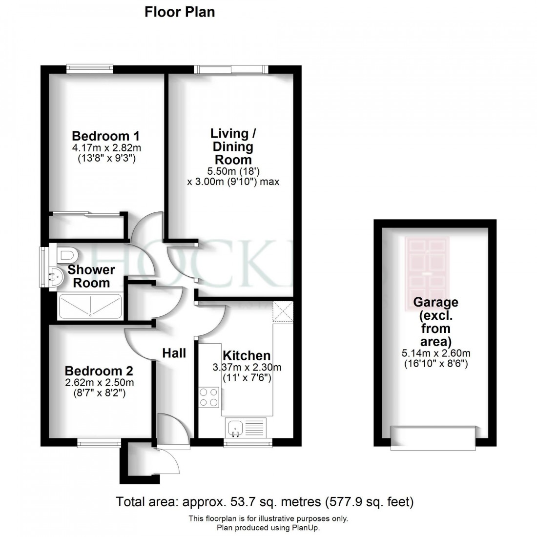 Floorplan for The Spinney, Bar Hill, CB23
