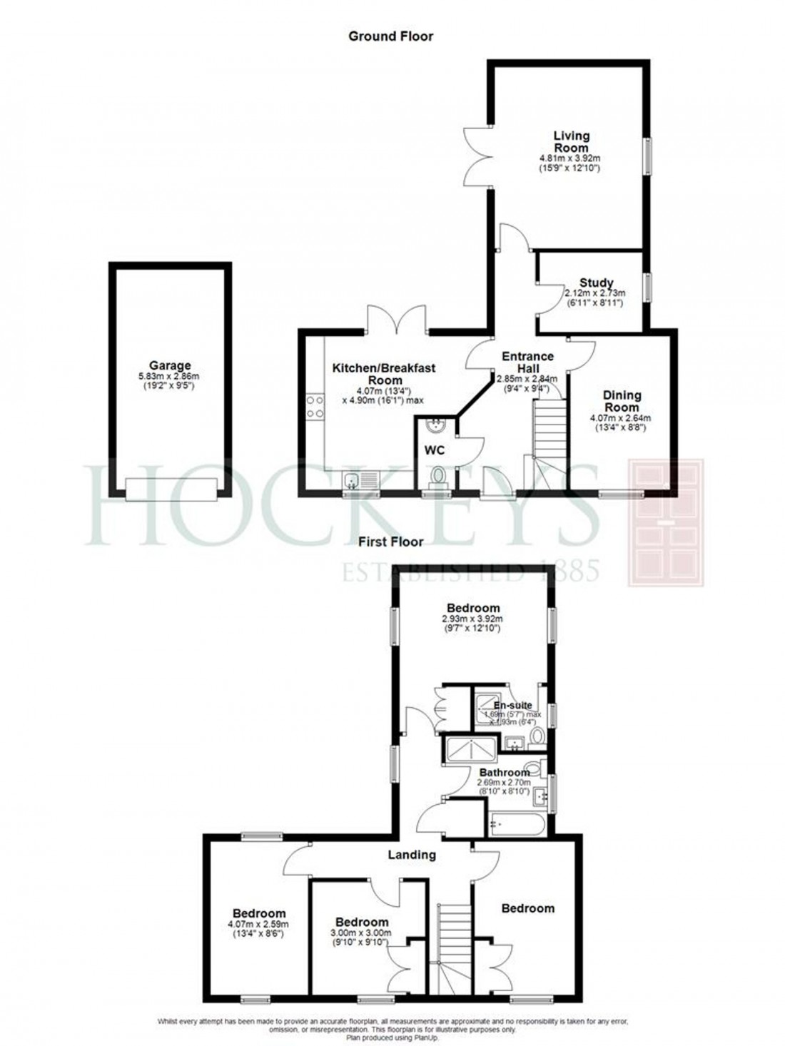 Floorplan for St. Marys Road, Kentford, CB8