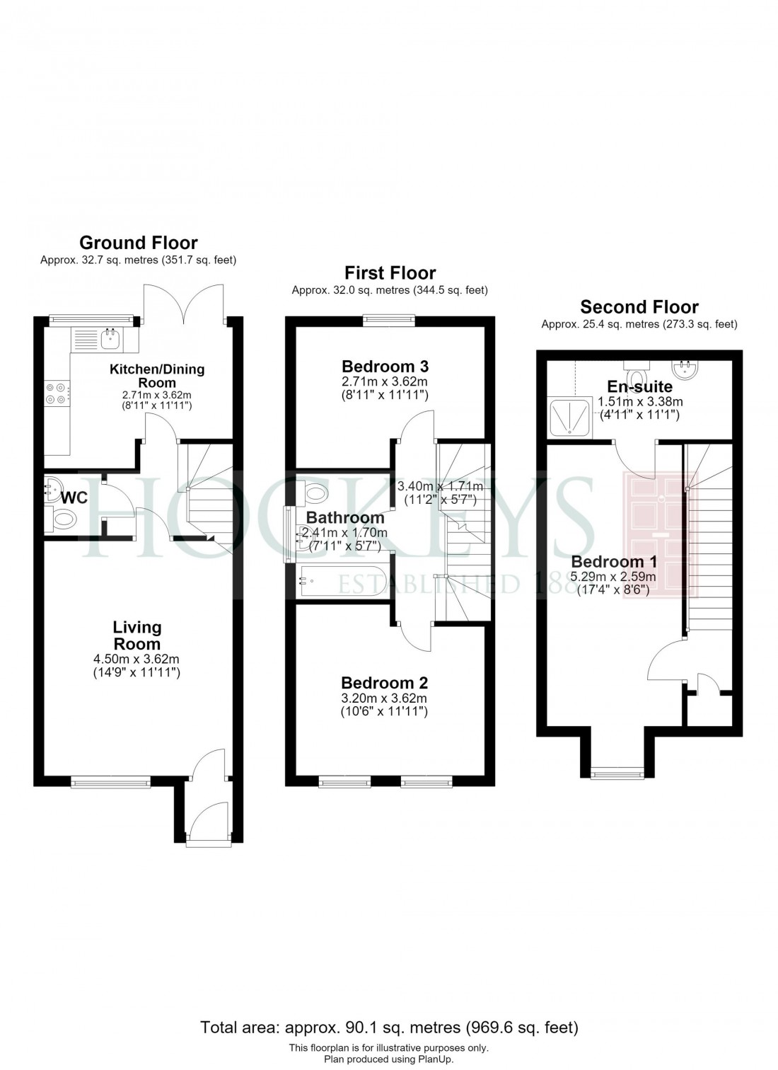 Floorplan for Plover Place, Exning, CB8