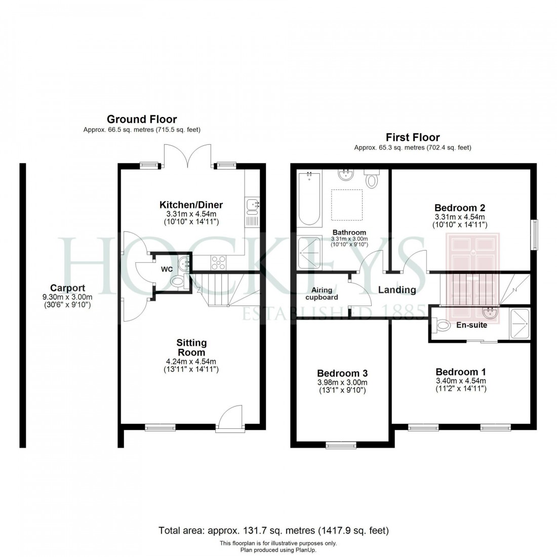 Floorplan for Market Street, Soham, CB7