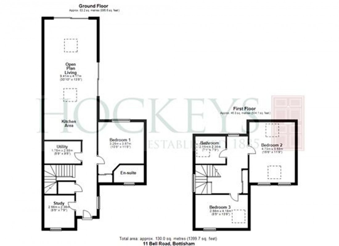 Floorplan for Bell Road, Bottisham, CB25