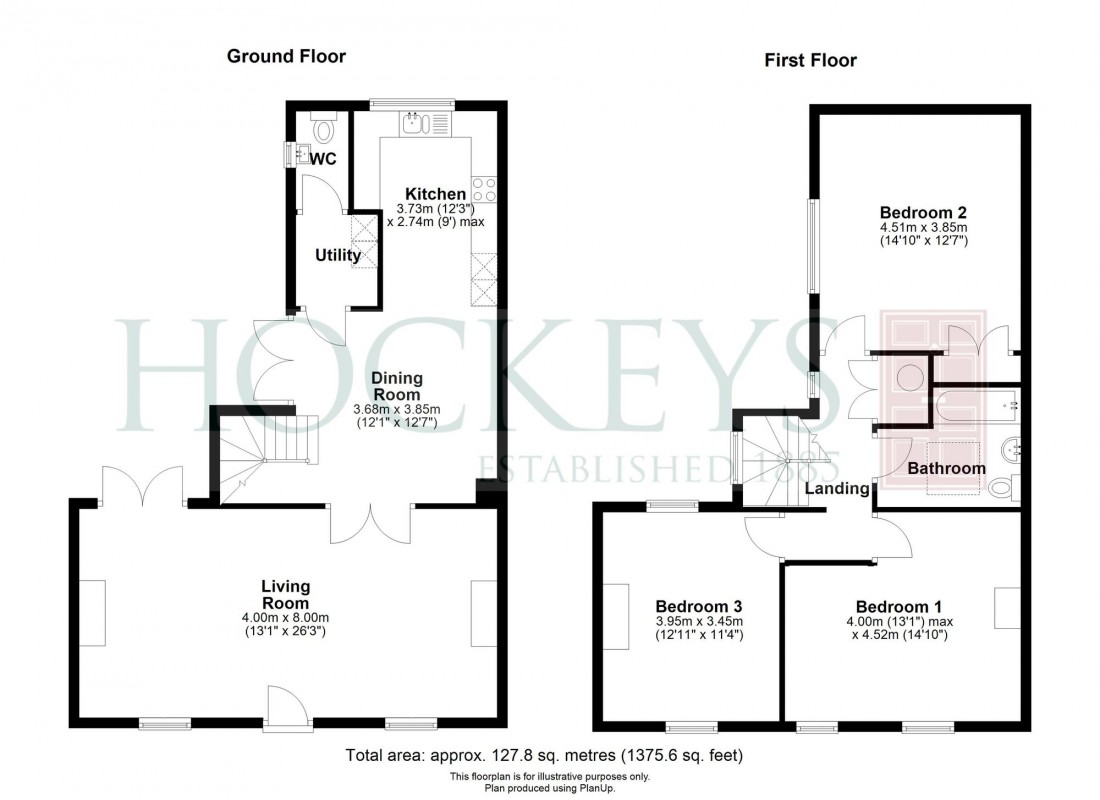 Floorplan for High Street, Cottenham, CB24