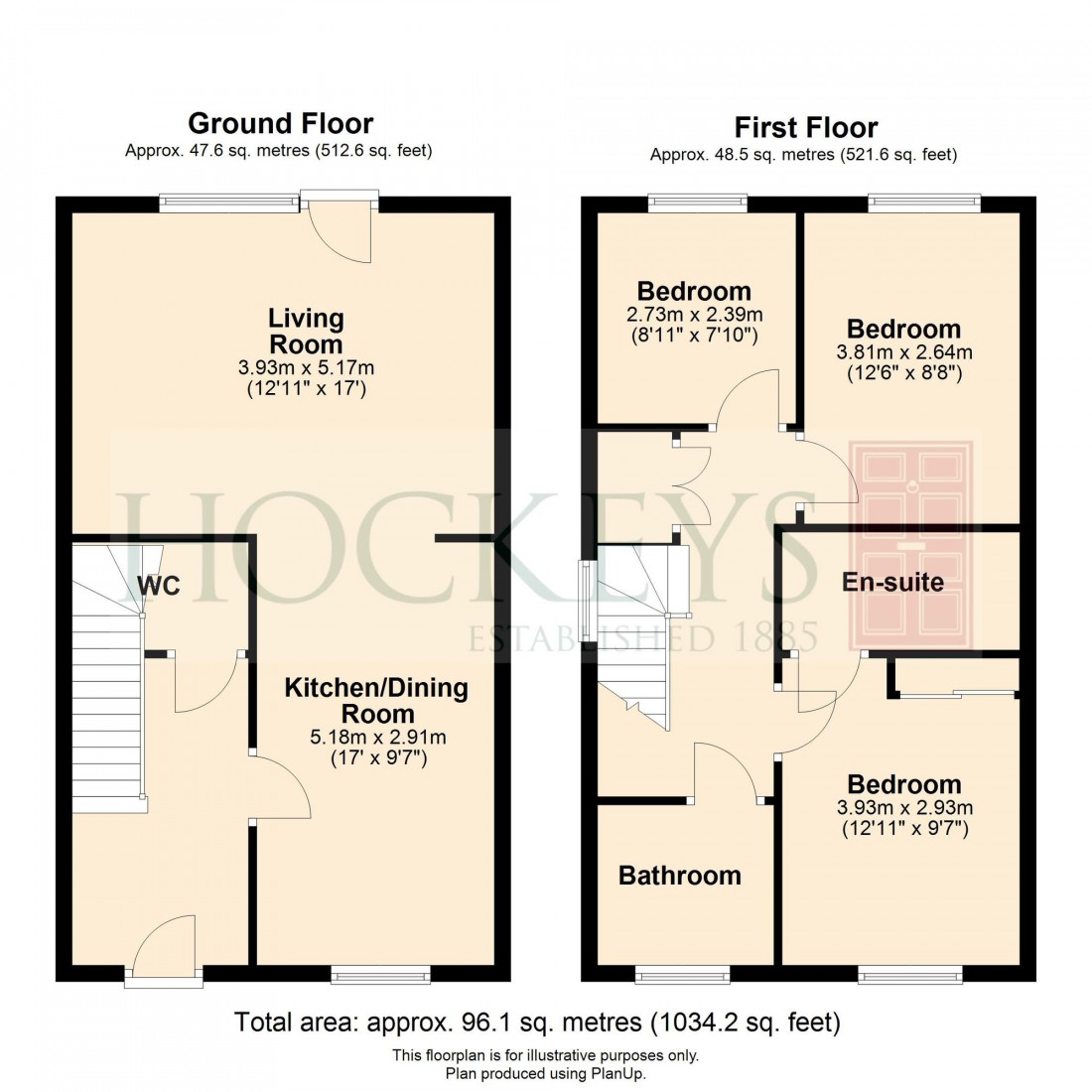 Floorplan for Grey Way, Cambridge, CB5