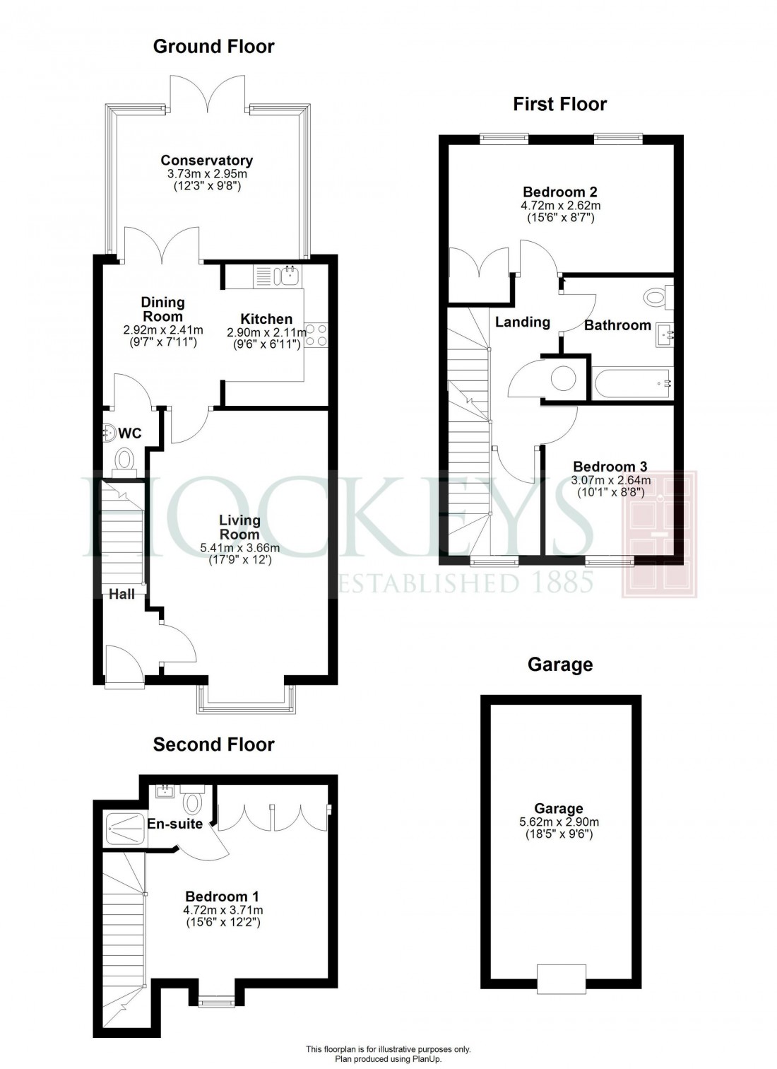 Floorplan for Bourneys Manor Close, Willingham, CB24