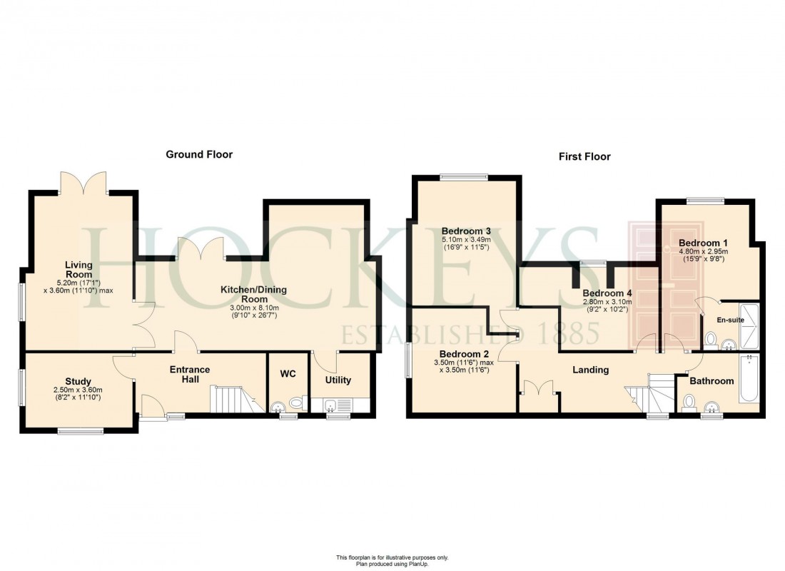 Floorplan for Grannys End Road, Witchford, CB6