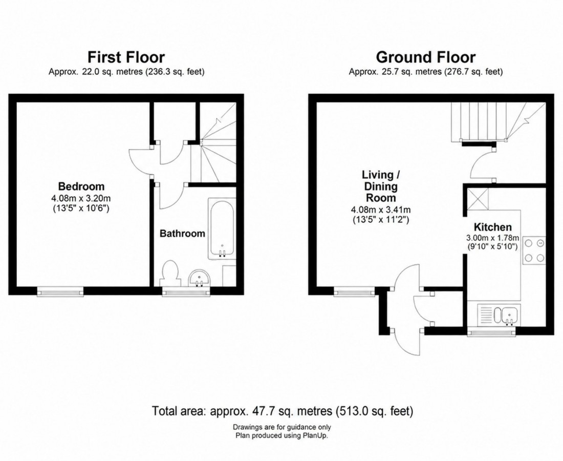 Floorplan for The Spinney, Bar Hill, CB23