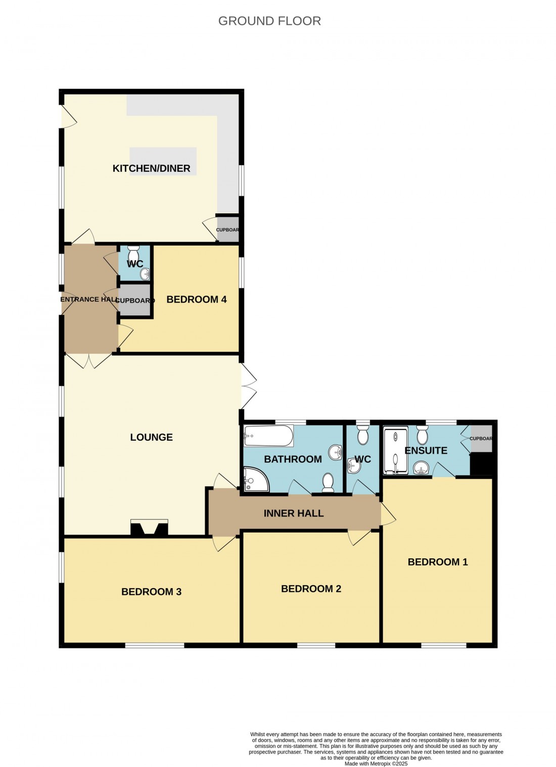 Floorplan for Ryefield Lane, Holbeach, PE12