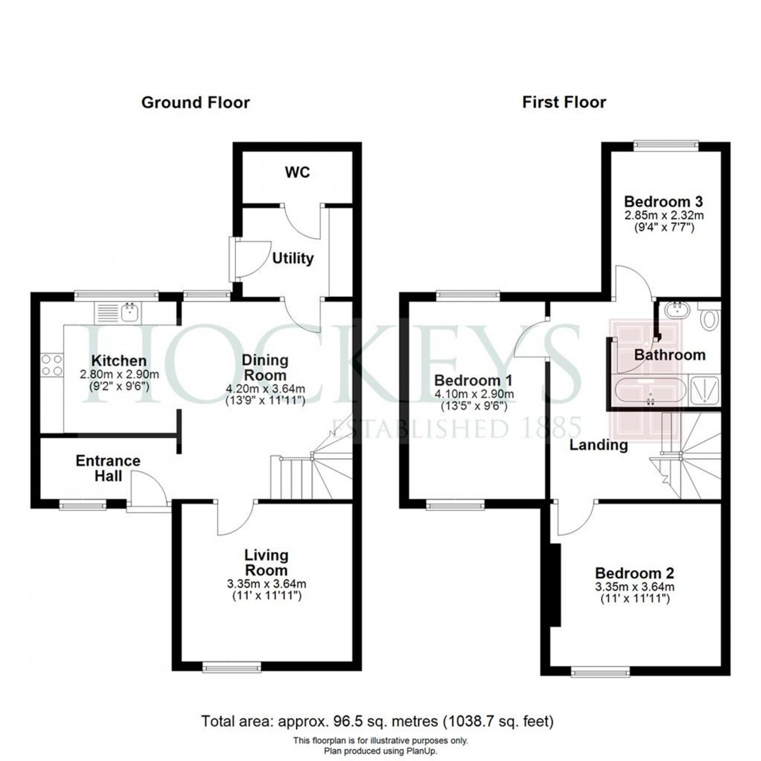 Floorplan for Rooks Street, Cottenham, CB24