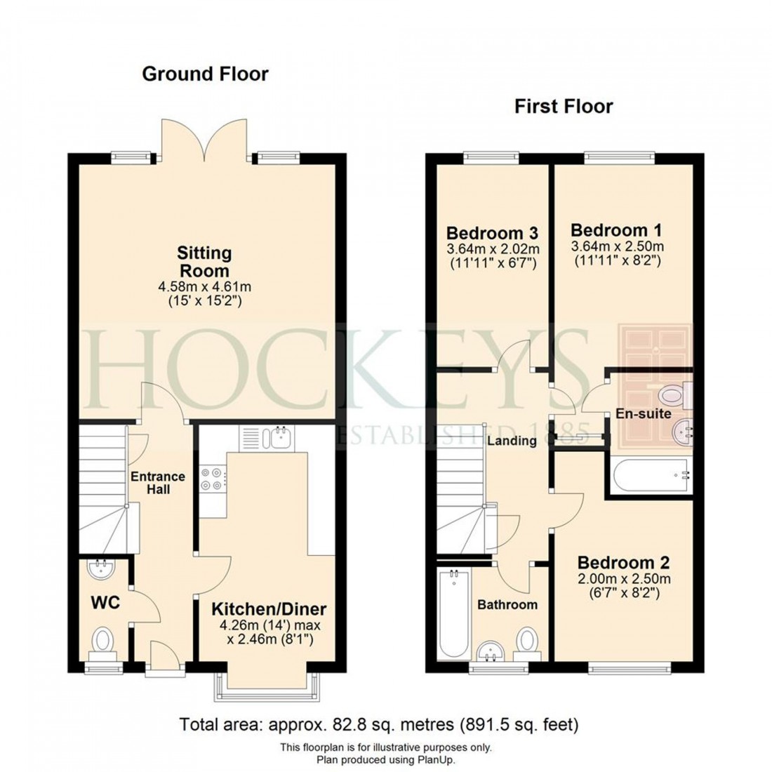 Floorplan for Dandelion Crescent, Red Lodge, IP28