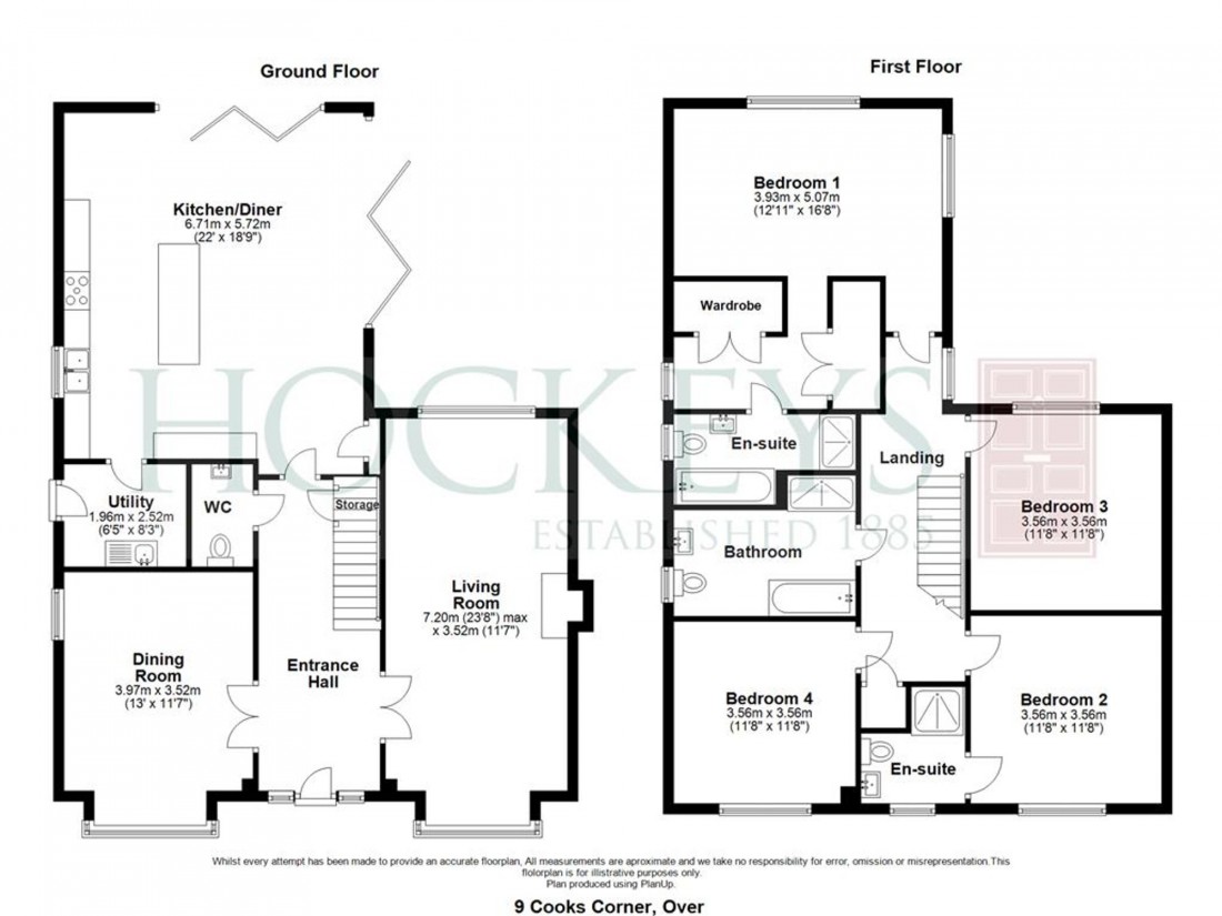 Floorplan for Fen End, Plot 9 The Nurseries Fen End, CB24
