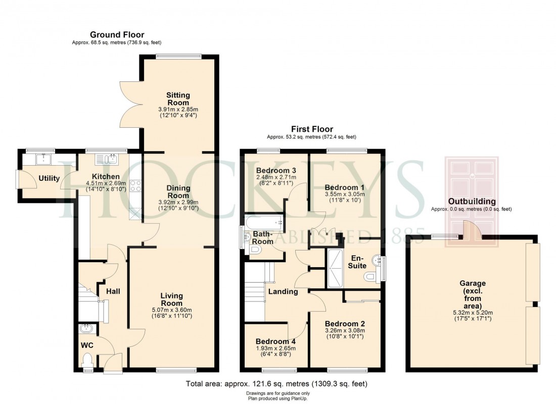 Floorplan for Starling Close, Milton, CB24