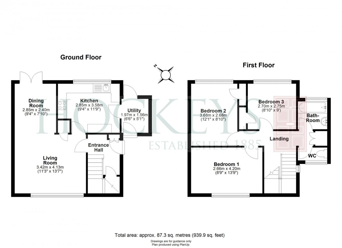 Floorplan for Whitfield Close, Cambridge, CB4