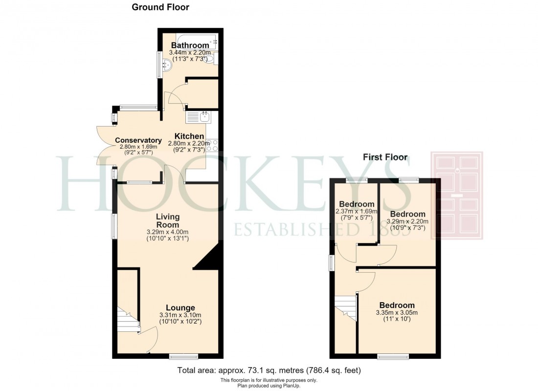 Floorplan for East Fen Common, Soham, CB7