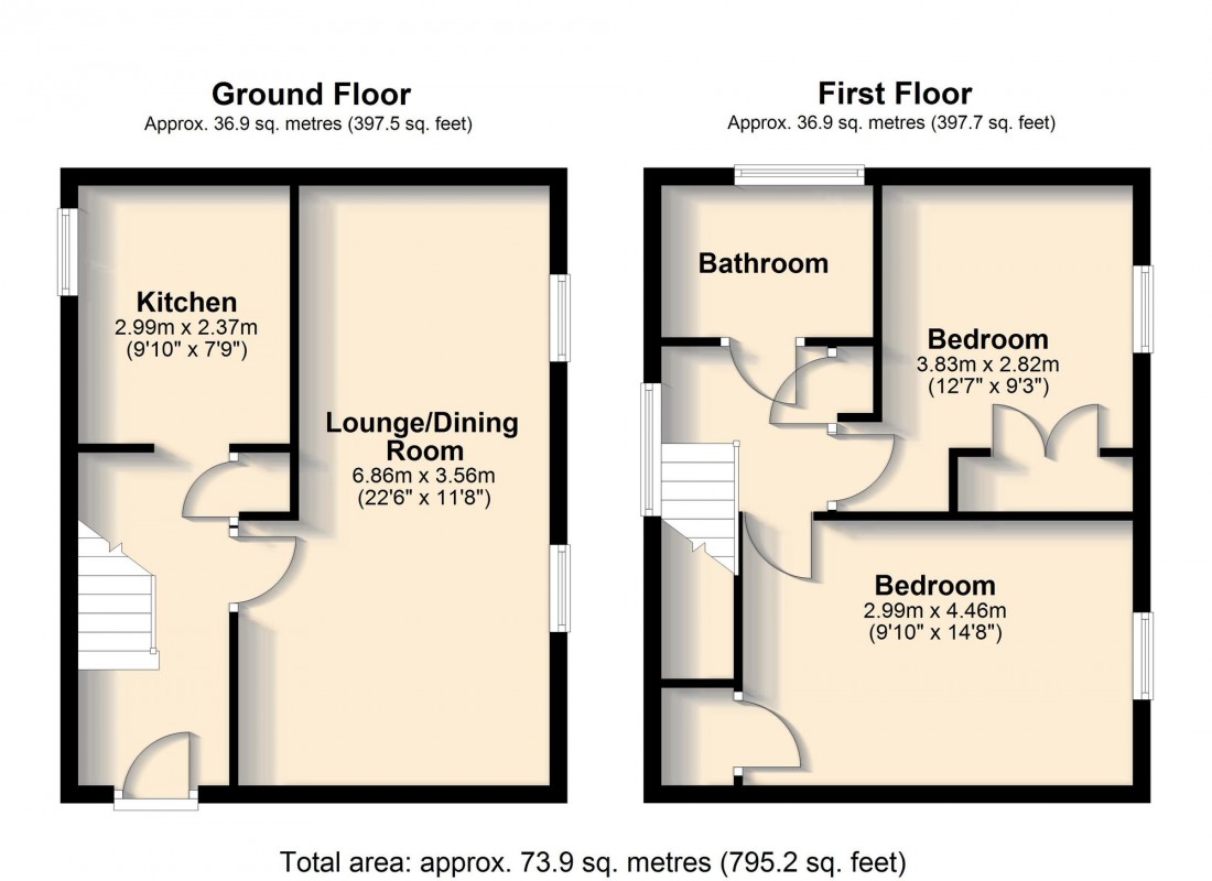 Floorplan for Walpole Road, Cambridge, CB1