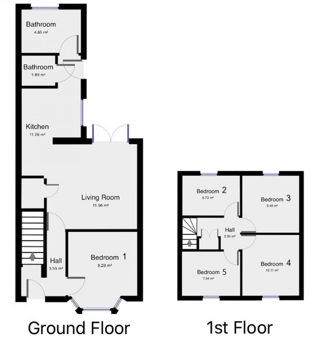 Floorplan for Brooks Road, Cambridge, CB1