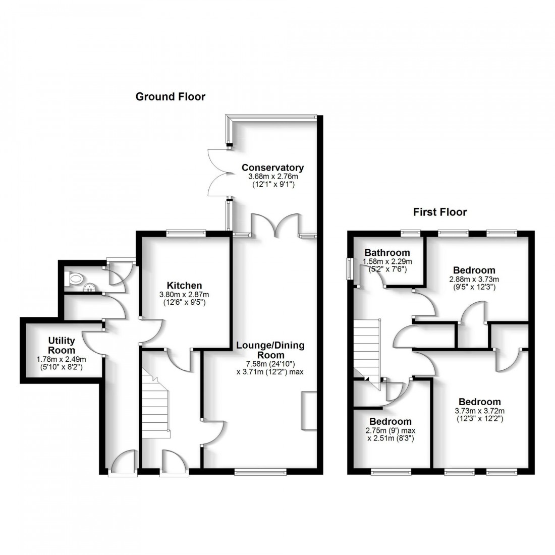 Floorplan for Maitland Avenue, Cambridge, CB4