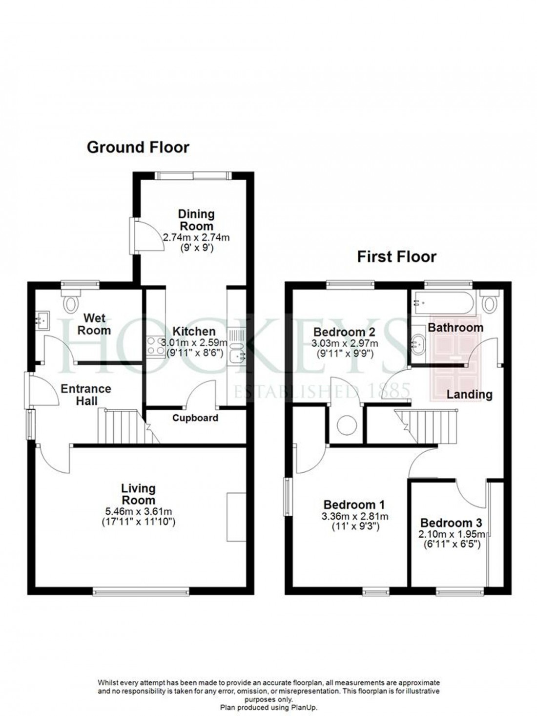 Floorplan for Rooks Street, Cottenham, CB24