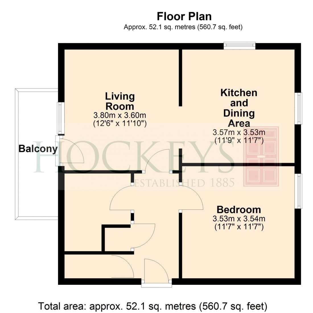 Floorplan for Barnwell Road, Stepneys, CB5