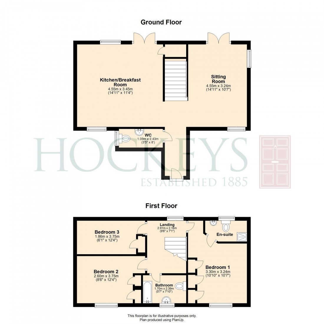 Floorplan for Falmouth Street, Newmarket, CB8