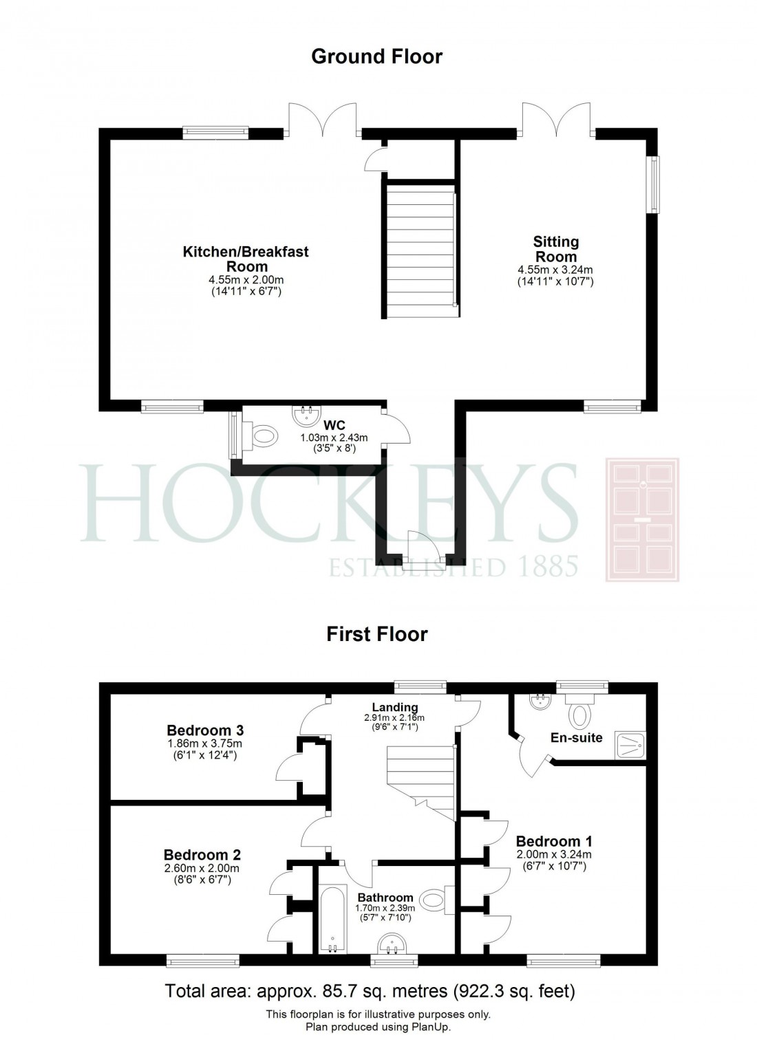 Floorplan for Falmouth Street, Newmarket, CB8