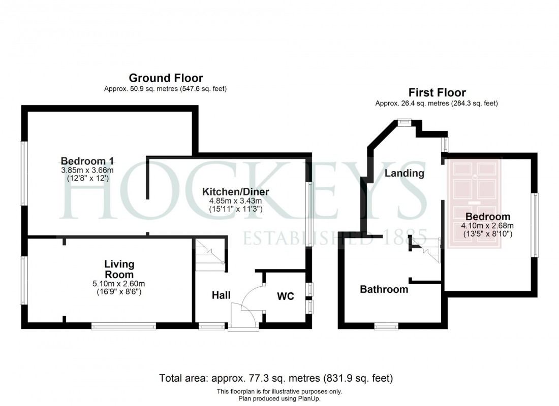 Floorplan for Pound Lane, Sutton, CB6