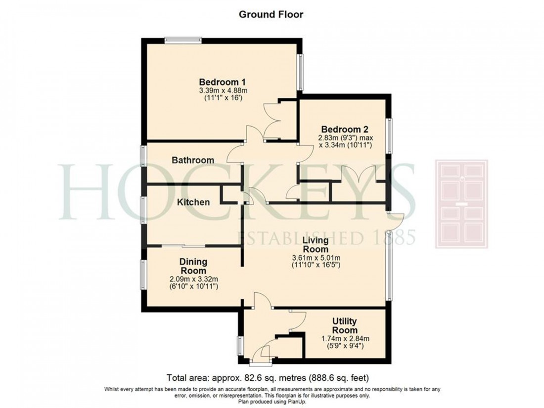 Floorplan for Thornton Court, Girton, CB3