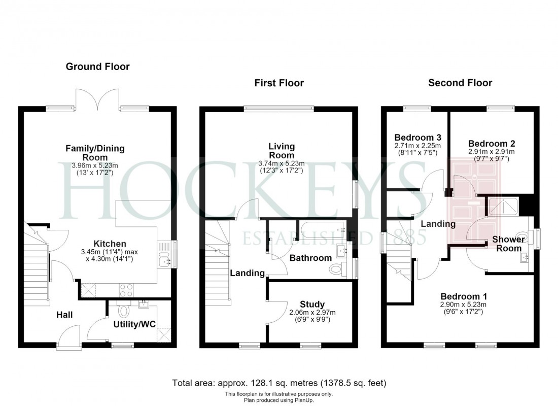 Floorplan for 9 Aylesbury Walk, Northstowe, CB24