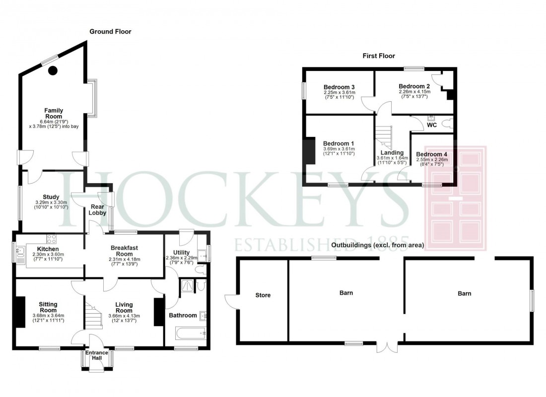 Floorplan for The Drift, Oakington, CB24