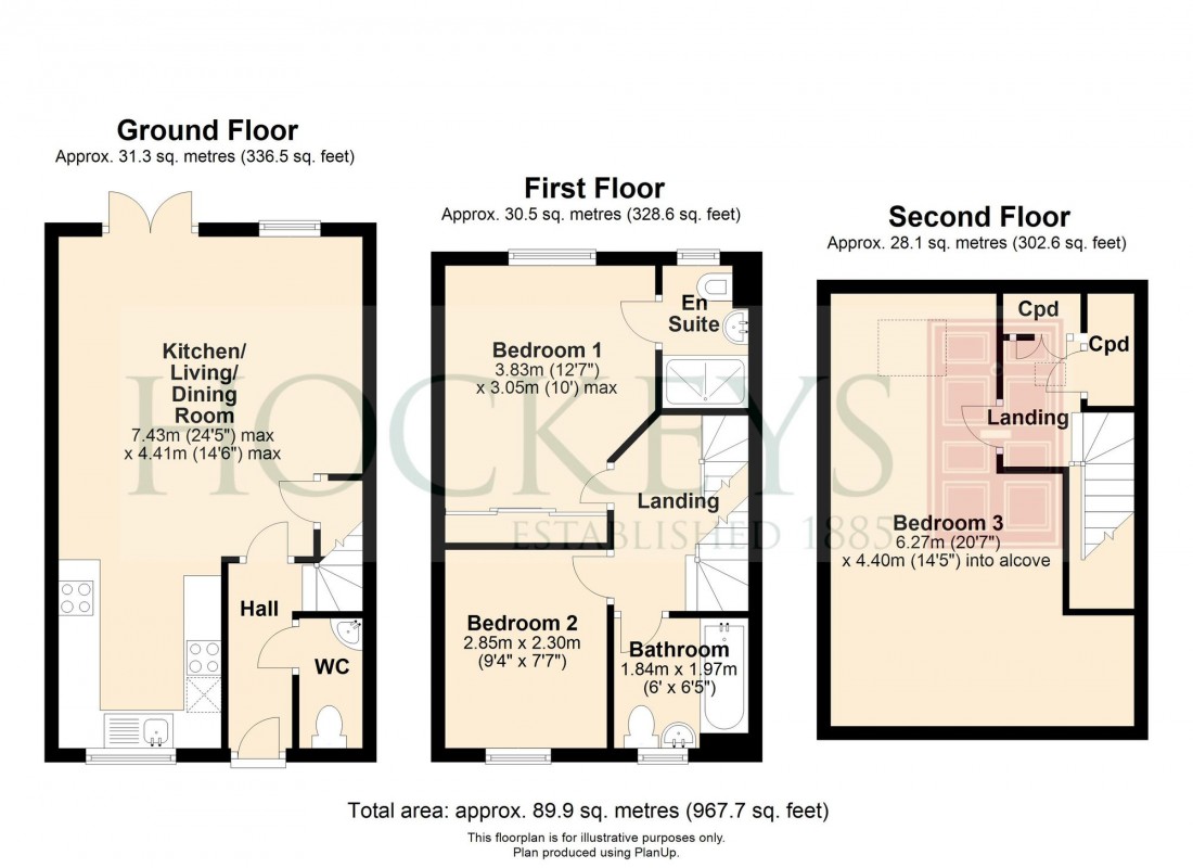 Floorplan for New Street, Cambridge, CB1