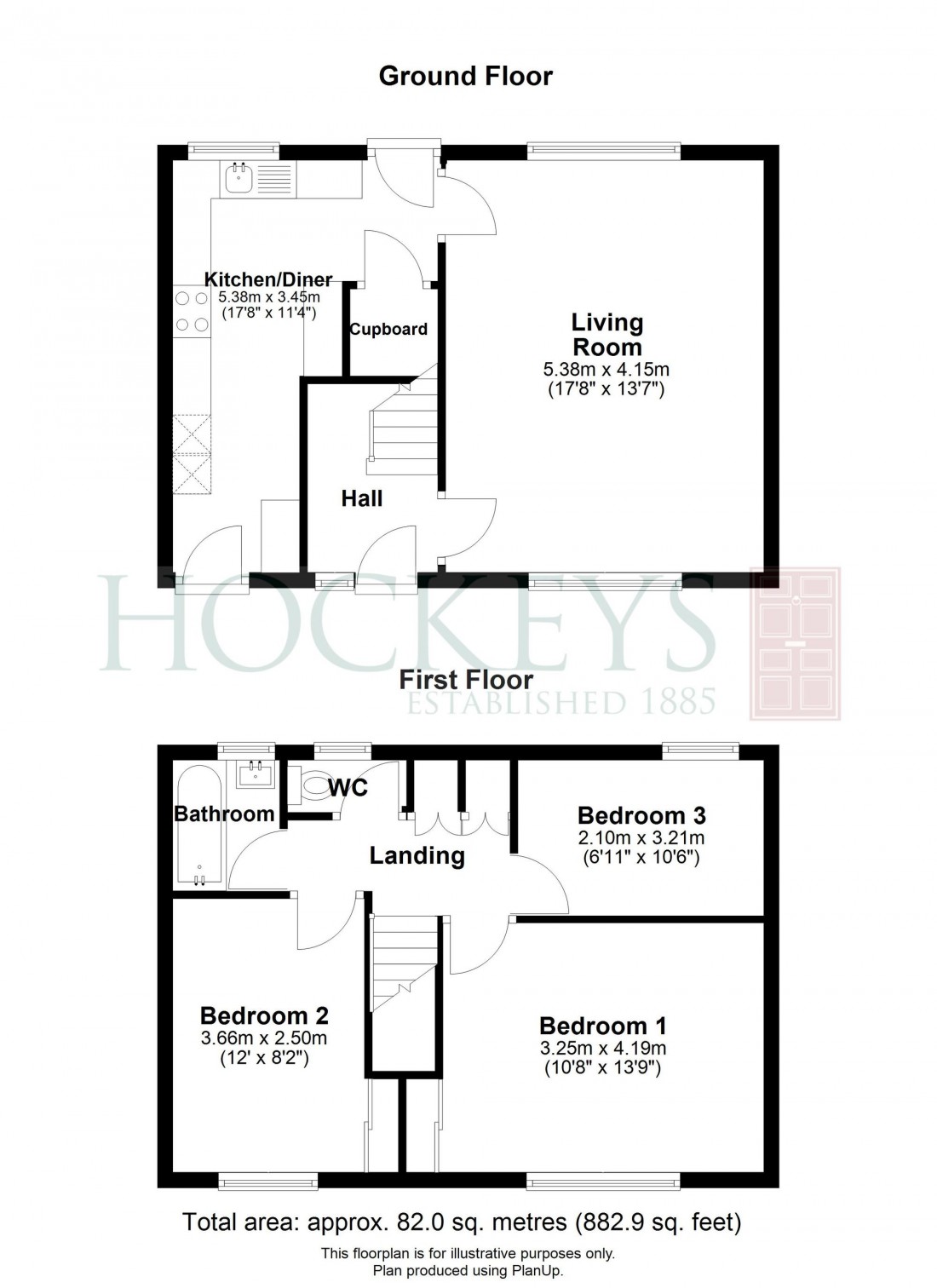 Floorplan for Magdalene Close, Longstanton, CB24