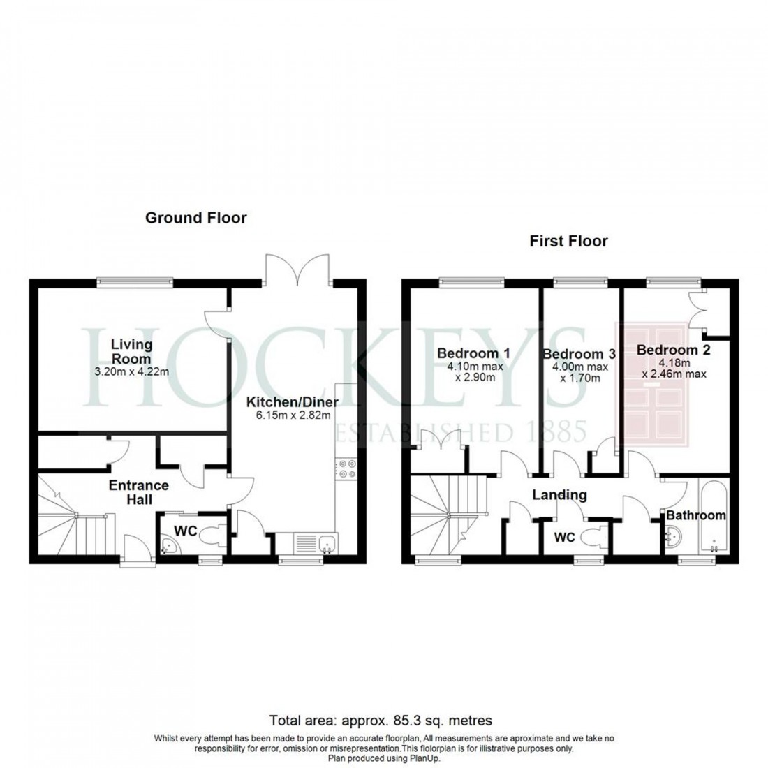 Floorplan for Rampton Drift, Longstanton, CB24