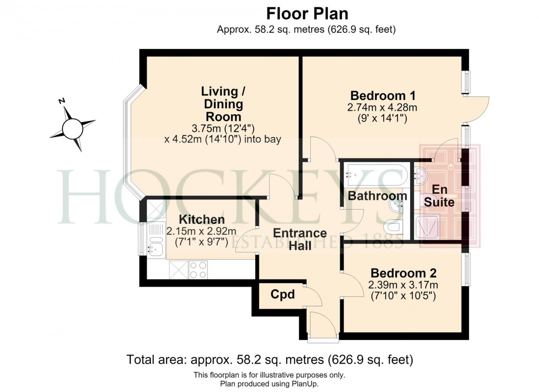 Floorplan for Petersfield, Cambridge, CB1