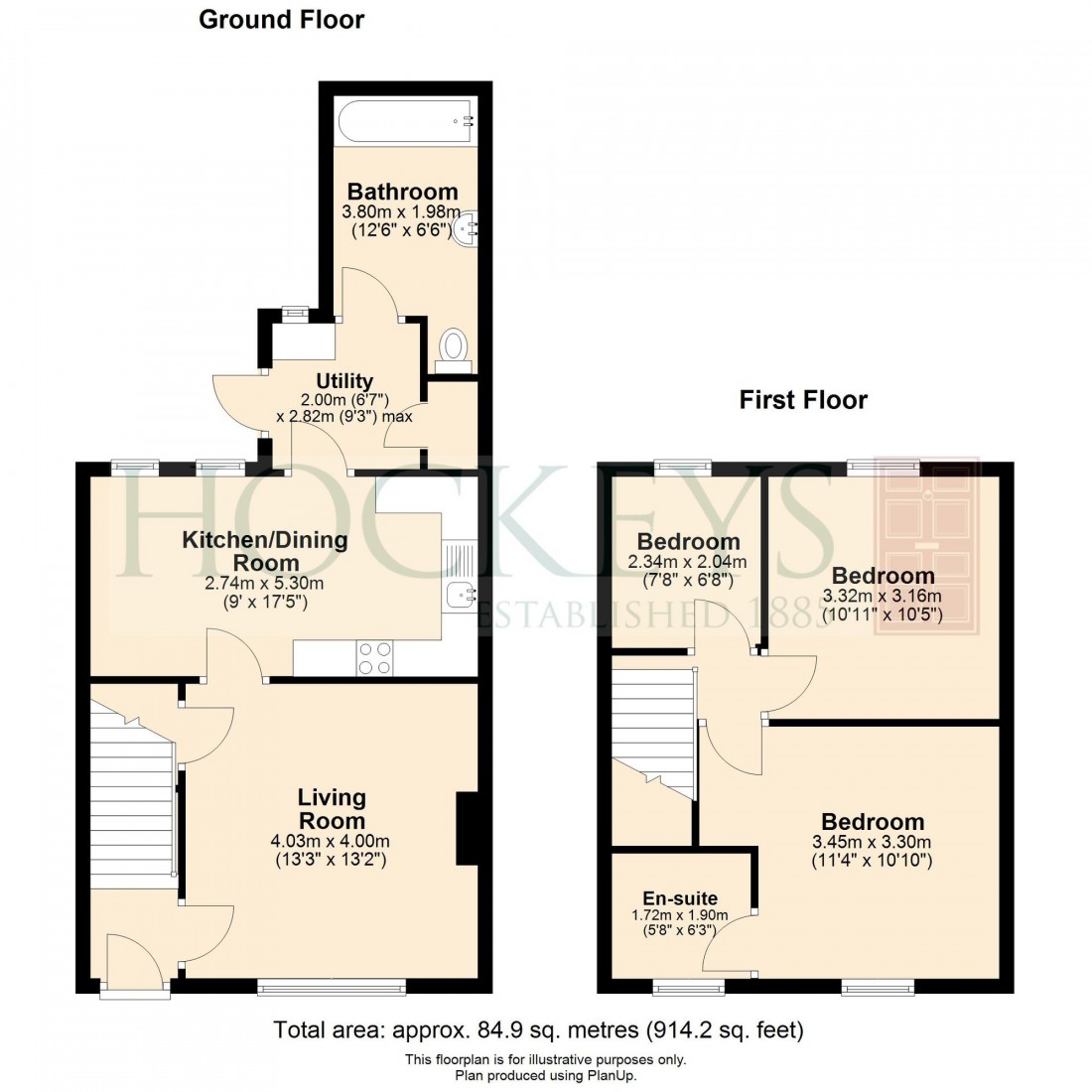 Floorplan for The Street, Snailwell, CB8