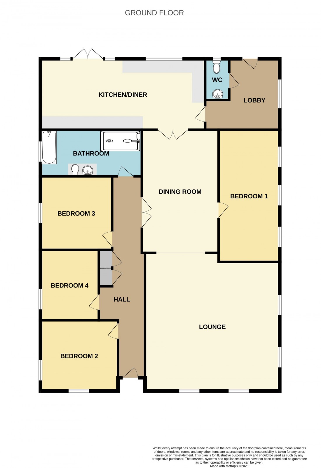 Floorplan for Smeeth Road, Marshland St. James, PE14