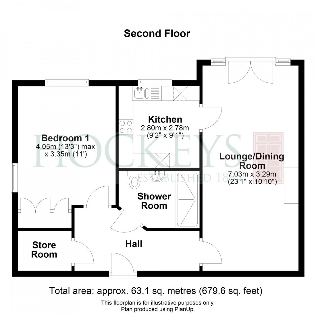 Floorplan for Kay Hitch Way, Histon, CB24