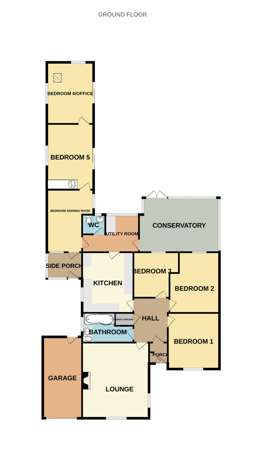 Floorplan for Elmfield Drive, Emneth, PE14