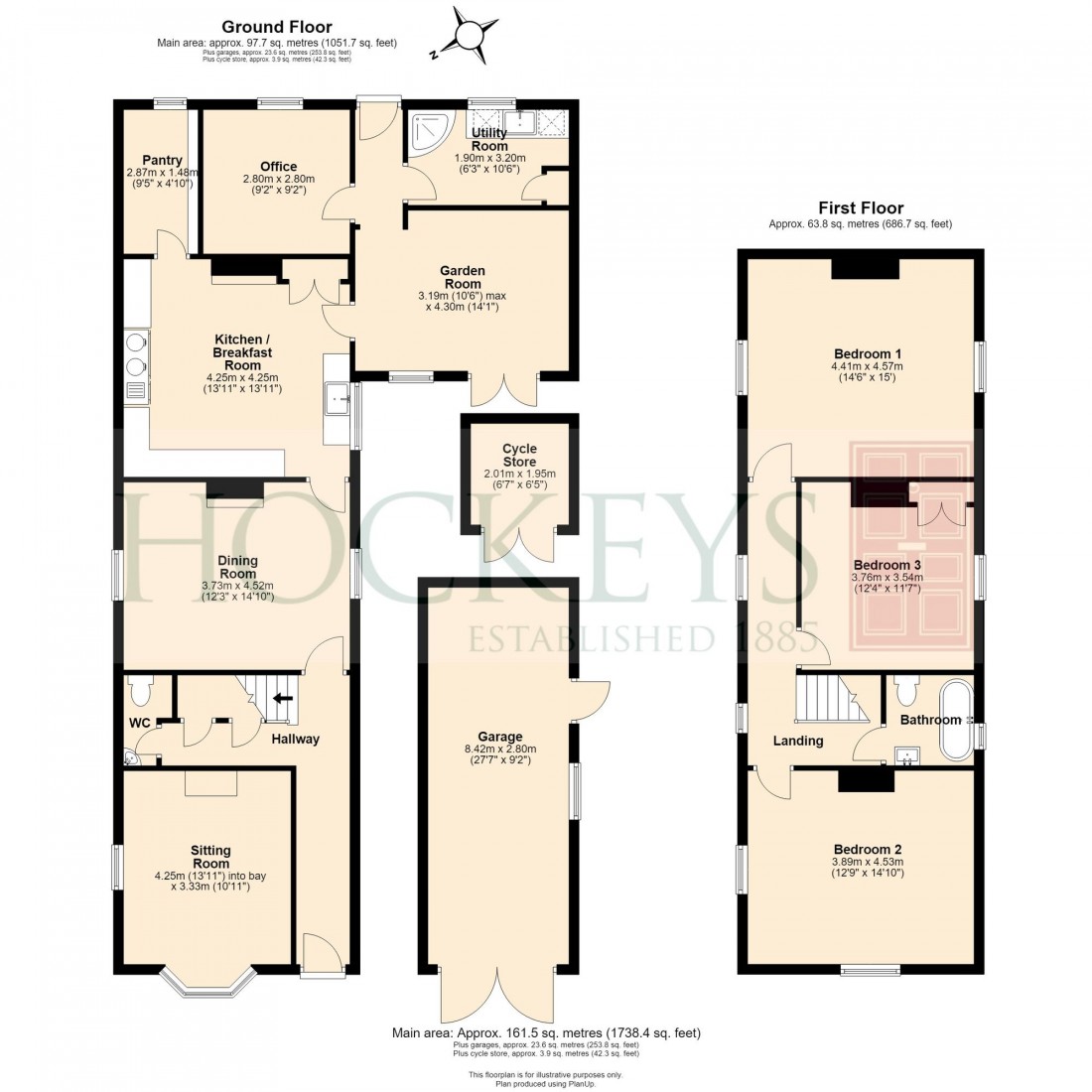 Floorplan for 34 Black Horse Lane, Swavesey, CB24