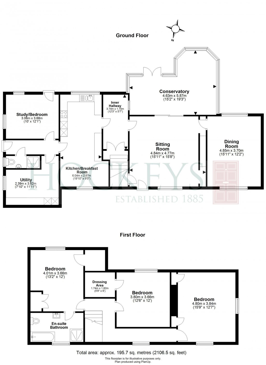 Floorplan for Huntingdon Road, Chatteris, PE16