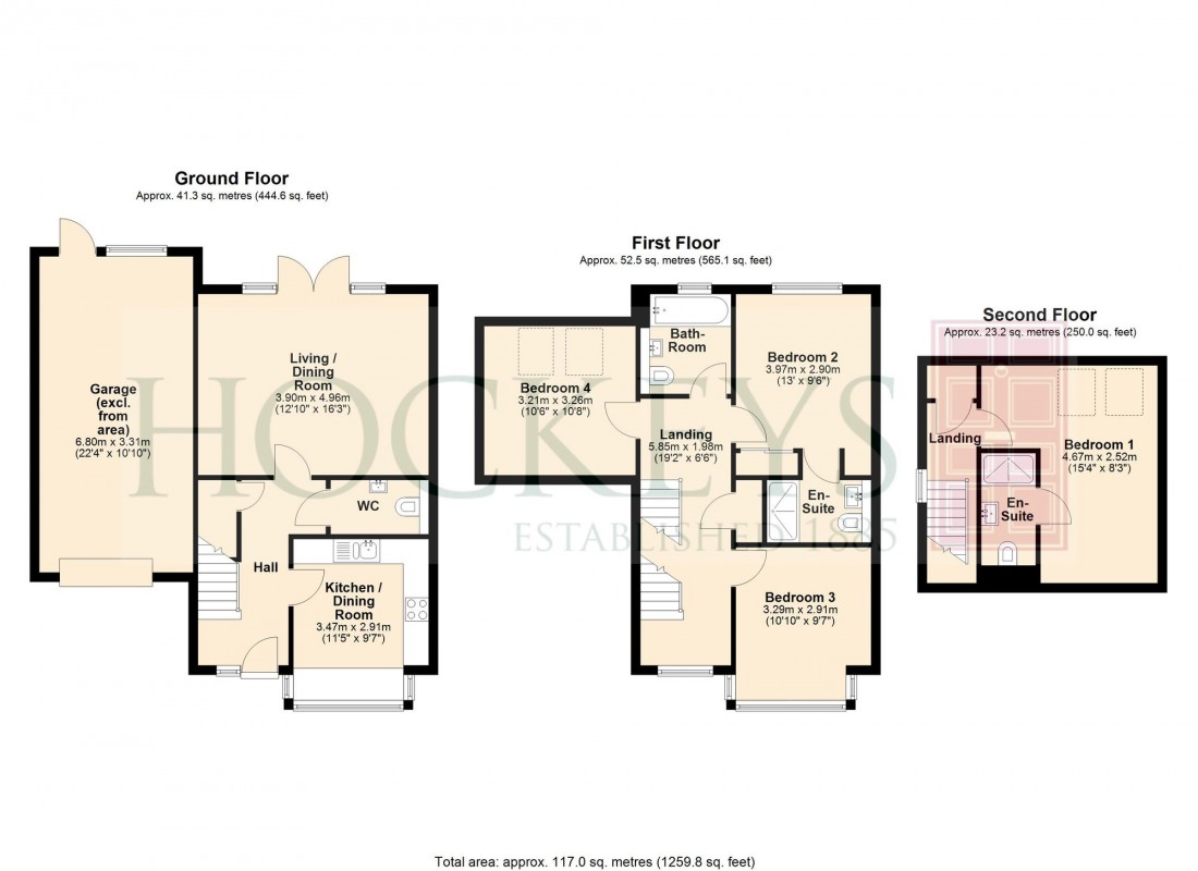 Floorplan for Middleton Close, Cambridge, CB4
