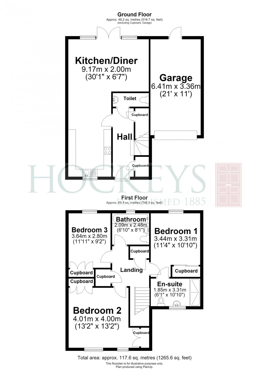 Floorplan for Farriers Way, Balsham, CB21