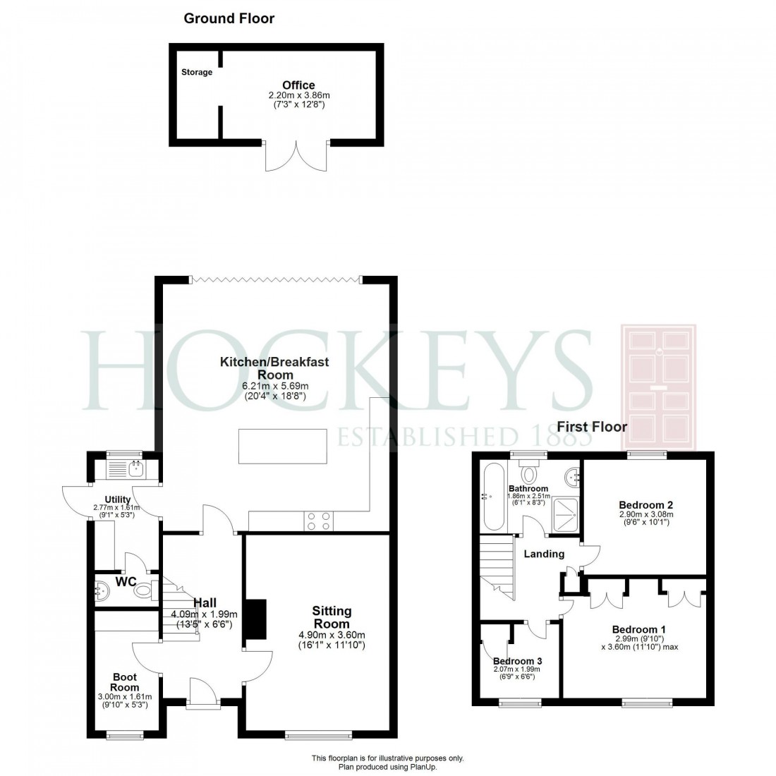 Floorplan for Churchill Avenue, Newmarket, CB8