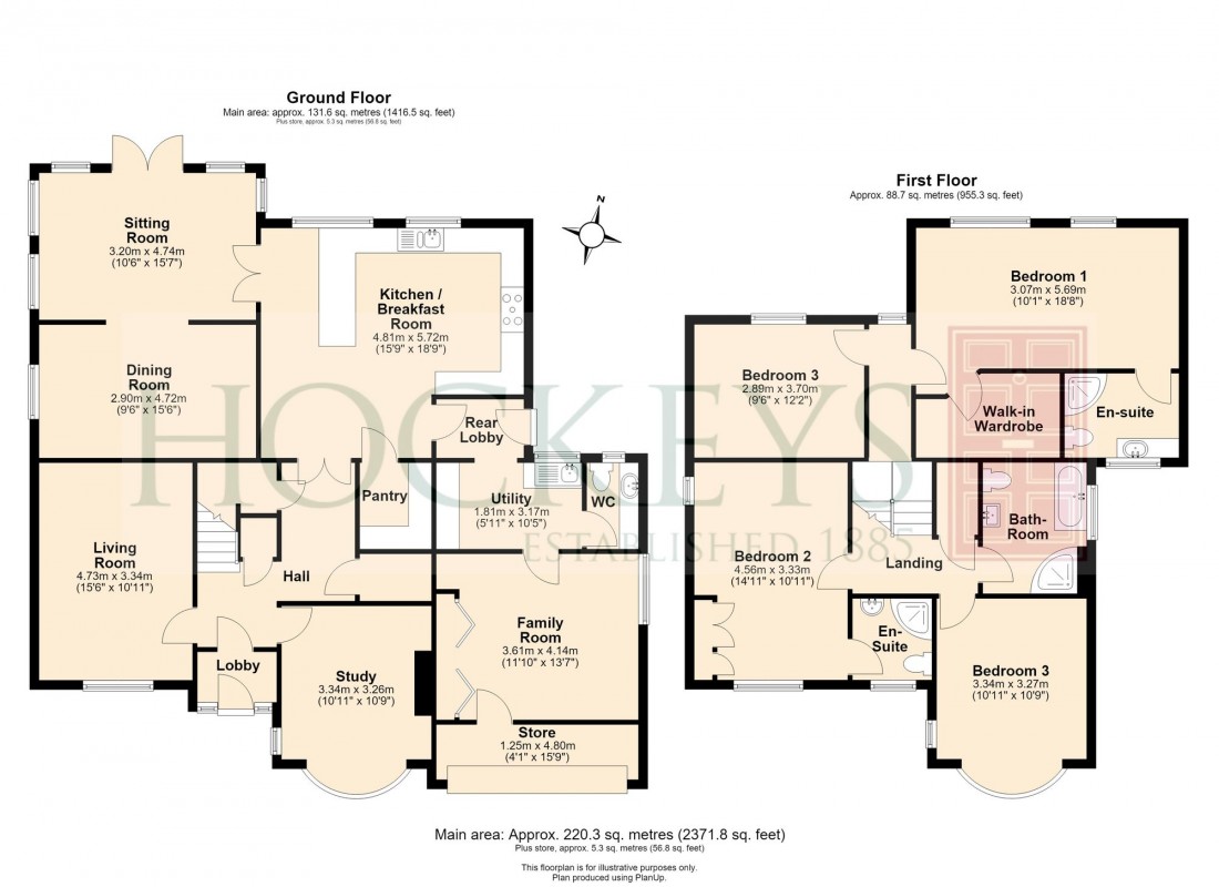 Floorplan for Histon Road, Cottenham, CB24