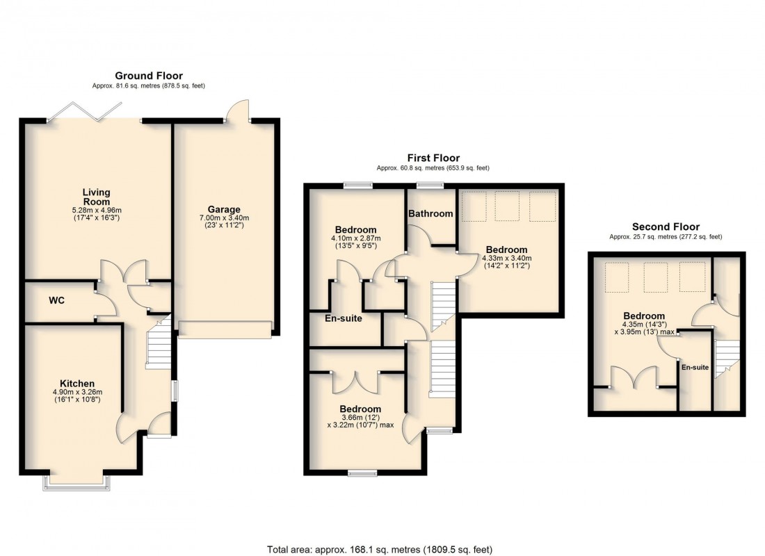 Floorplan for Middleton Close, Cambridge, CB4