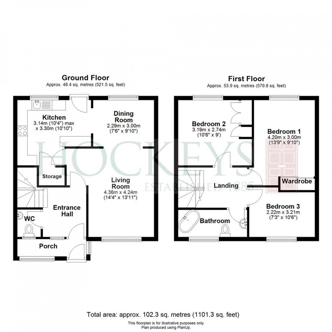 Floorplan for Rockmill End, Willingham, CB24