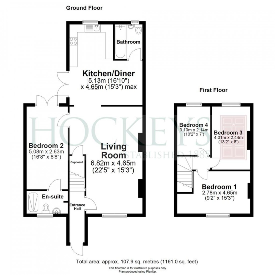 Floorplan for Cambridge Road, Balsham, CB21