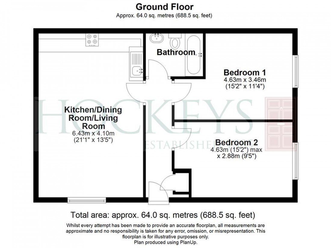 Floorplan for Barwell Close, Swavesey, CB24