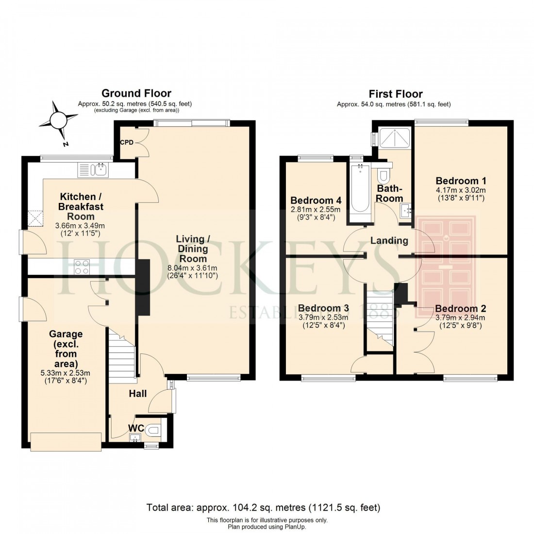 Floorplan for Thornton Road, Girton, CB3