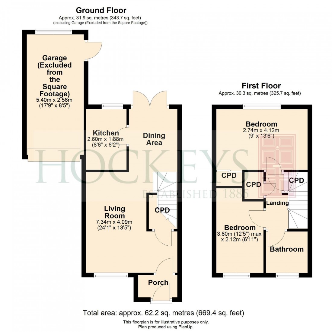 Floorplan for Woodman Way, Milton, CB24